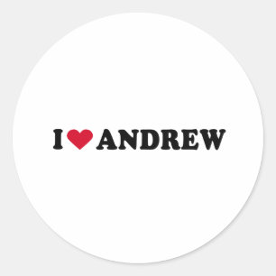 STICKER ROND J'AIME ANDREW