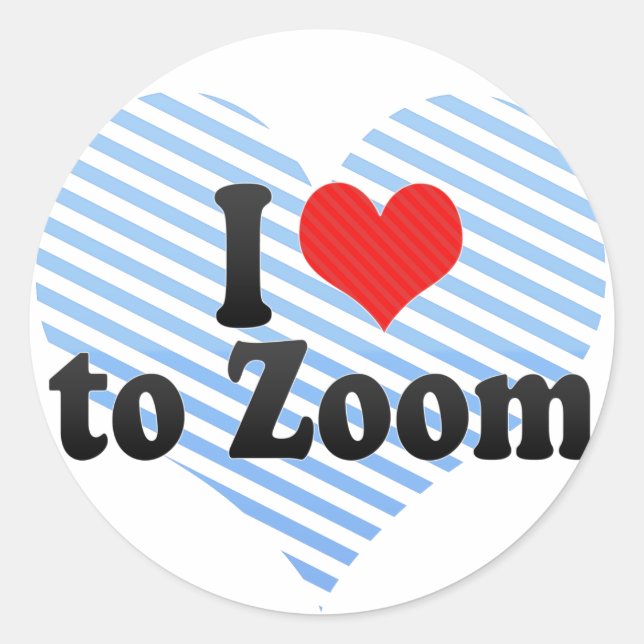 Sticker Rond J'aime bourdonner (Devant)