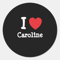 J'aime Caroline heart T-Shirt