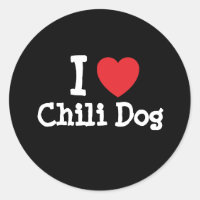 J'aime Chili Chien coeur T-shirt