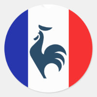 J'aime coq drapeau France