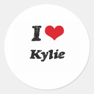 Sticker Rond J'aime Kylie
