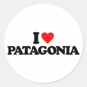 STICKER ROND J'AIME LA PATAGONIE