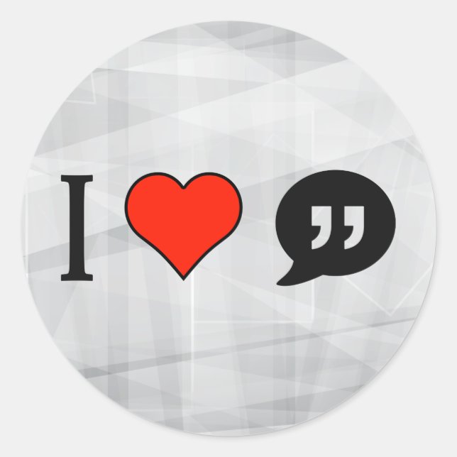 Sticker Rond J'aime l'annotation (Devant)