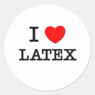 Sticker Rond J'aime Latex
