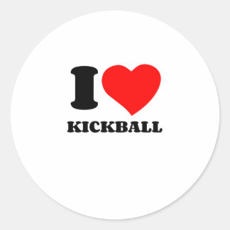 STICKER ROND J'AIME LE KICKBALL