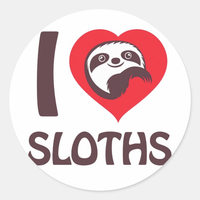 Sticker Rond J'aime les fentes (Devant)