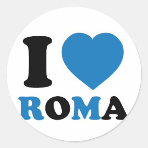 Sticker Rond J'aime l'Italie
