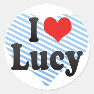 Sticker Rond J'Aime Lucy