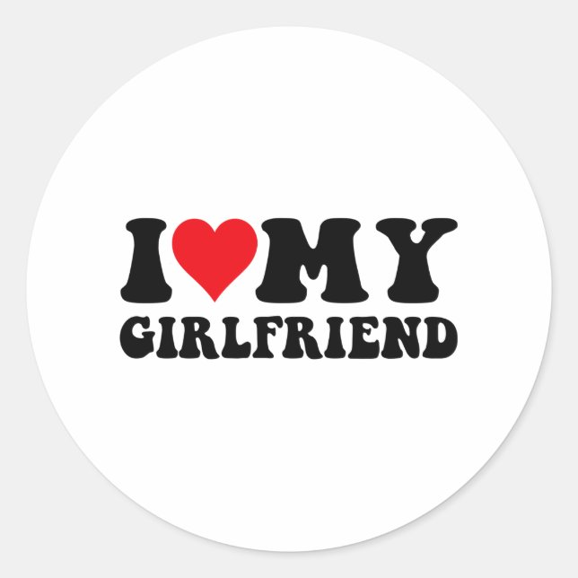 Sticker Rond J'Aime Ma Fille (Devant)