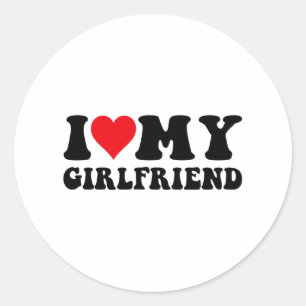 Sticker Rond J'Aime Ma Fille