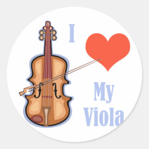 Sticker Rond J'Aime Ma Viola