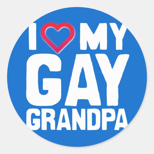 Sticker Rond J'AIME MON GAY GRANDPA - -.png (Devant)