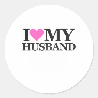Sticker Rond J'aime mon mari