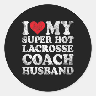 Sticker Rond J'Aime Mon Super Hot Lacrosse Coach Mari Valenti