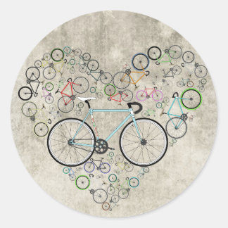 Sticker Rond J'Aime Mon Vélo