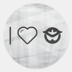 Sticker Rond J'aime Okayama