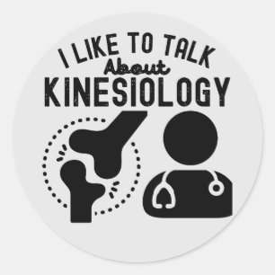 Sticker Rond J'aime parler de kinésiologie