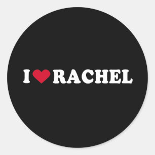 STICKER ROND J'AIME RACHEL