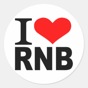 Sticker Rond J'aime RnB
