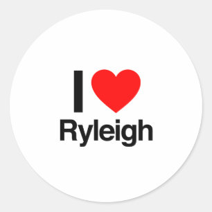 Sticker Rond j'aime ryleigh