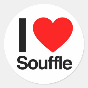 Sticker Rond j'aime soufflé