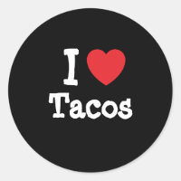 J'aime Tacos coeur T-shirt