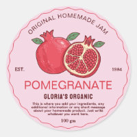 Jam Fruit vintage à la grenade Produit maison