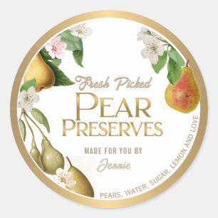 Sticker Rond Jam Preserve Classic