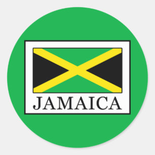 Sticker Rond Jamaïque