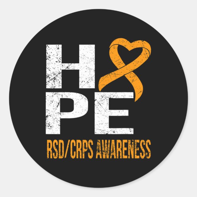 STICKER ROND JAMAIS JAMAIS ABANDONNER L'ESPOIR RSDCRPS SENSIBIL (Devant)