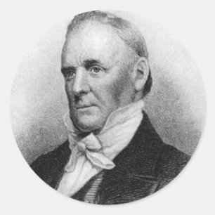 Sticker Rond James Buchanan 15