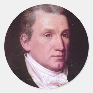 Sticker Rond James Monroe