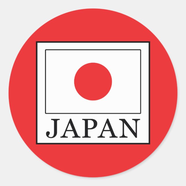 Sticker Rond Japon (Devant)