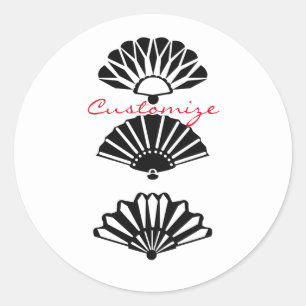 Sticker Rond Japon fans Thunder_Cove