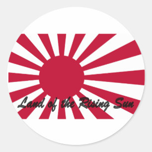 Sticker Rond Japon - Terre du soleil levant