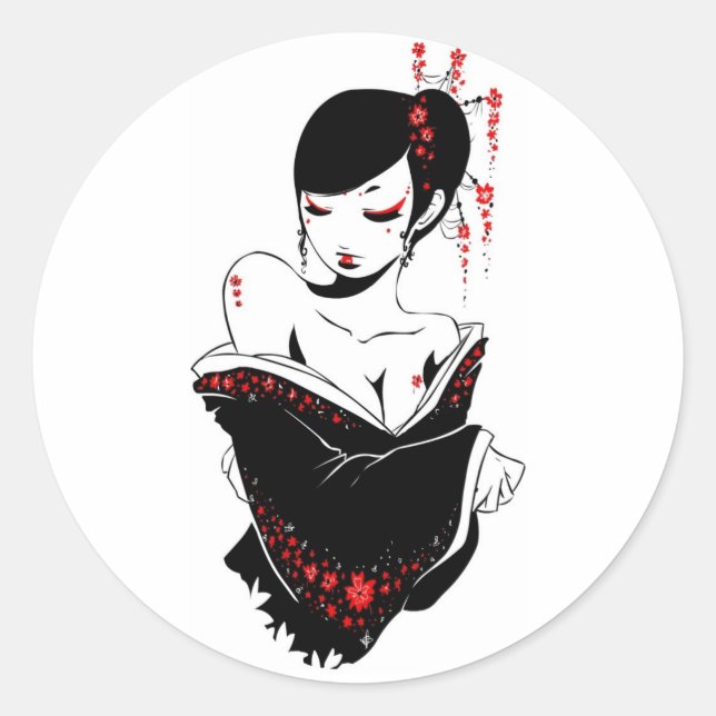 Sticker Rond _japonais (Devant)
