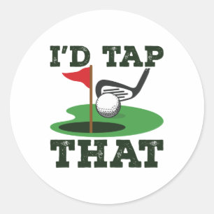 Sticker Rond J'Appuierais sur ce terrain de golf