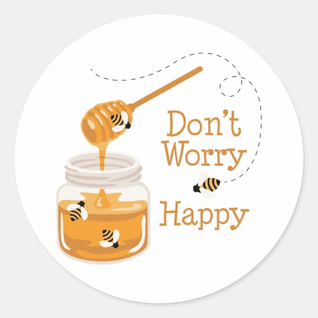 Sticker Rond Jar of Honey (Devant)