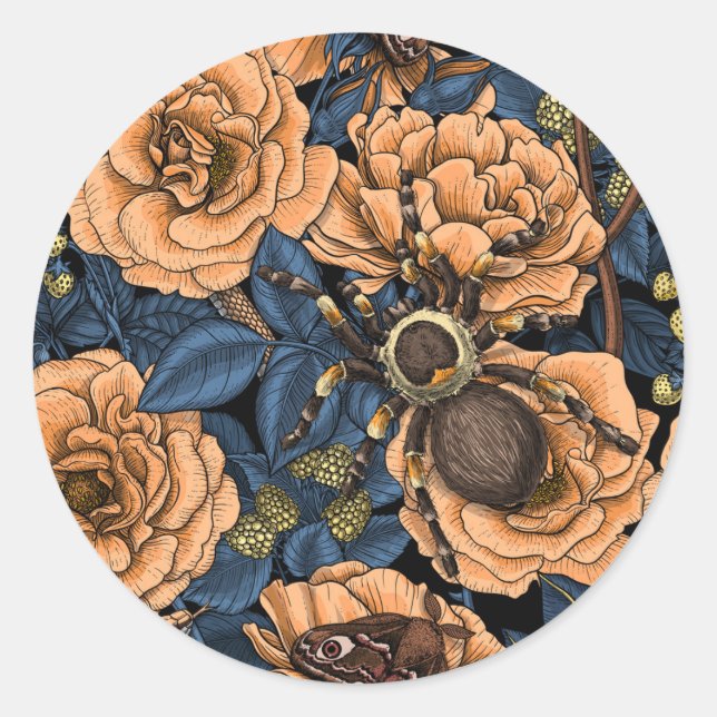 Sticker Rond Jardin de rêve 2 (Devant)