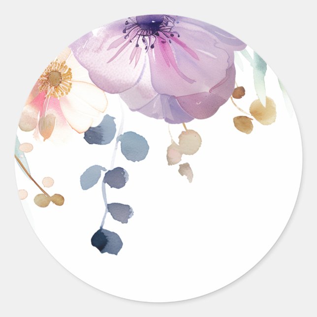 Sticker Rond Jardin secret (Devant)