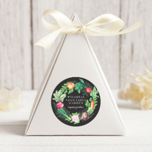 Sticker Rond Jardin végétal Ferme biologique