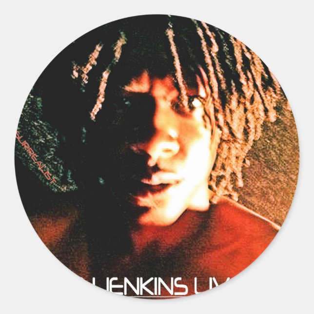 STICKER ROND JASON JENKINS LIVE (Devant)
