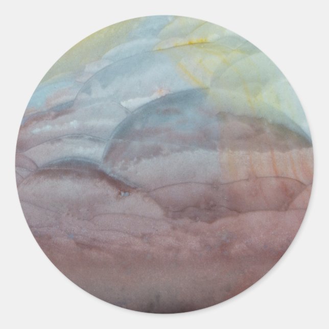 Sticker Rond Jasper polychrome (Devant)