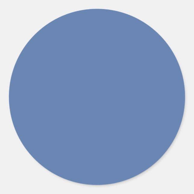 Sticker Rond Jaune bleu (couleur solide) (Devant)