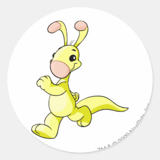 Sticker Rond Jaune Blumaroo