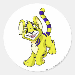 Sticker Rond Jaune de Kougra