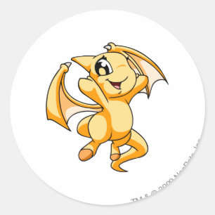 Sticker Rond Jaune de Shoyru