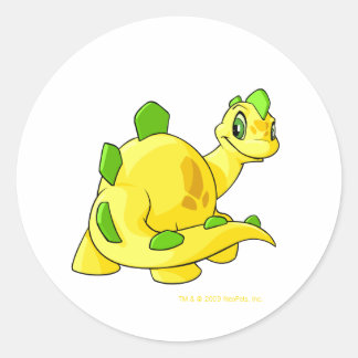 Sticker Rond Jaune du Chomby