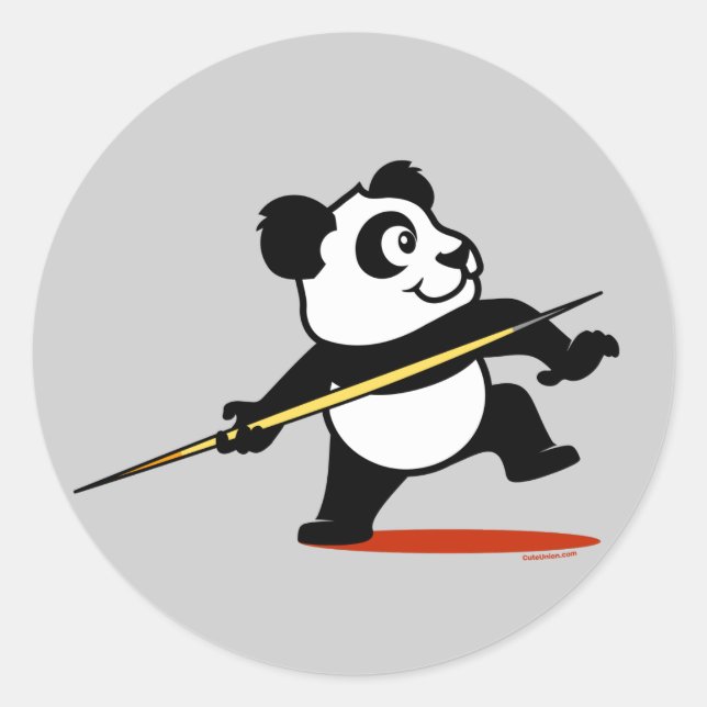 Sticker Rond Javelin Panda (Devant)